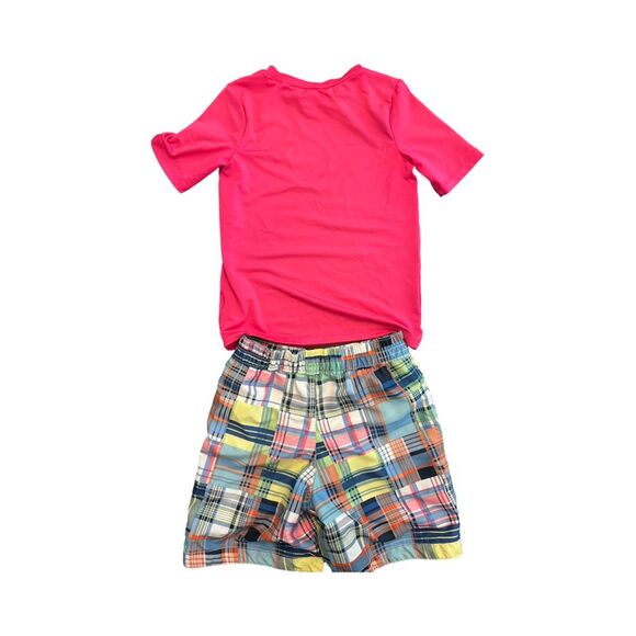 EUC – Vibrant Toddler Boys 5T Rash Guard & Swim Trunks Set - Picture 2 of 5